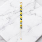 Golden Sunshine Floral Bracelet