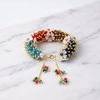 Rainbow Blossom Pearl Bracelet
