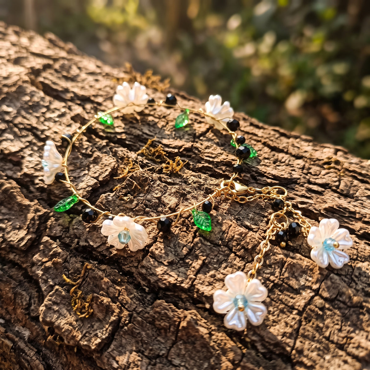 Enchanted Garden Beaded Bracelet