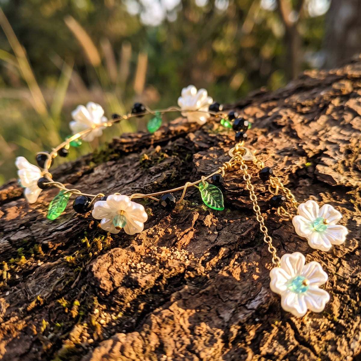 Enchanted Garden Beaded Bracelet