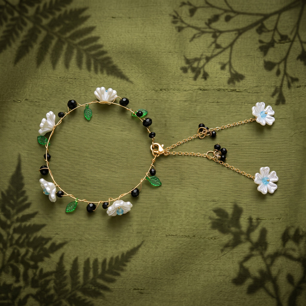 Enchanted Garden Beaded Bracelet