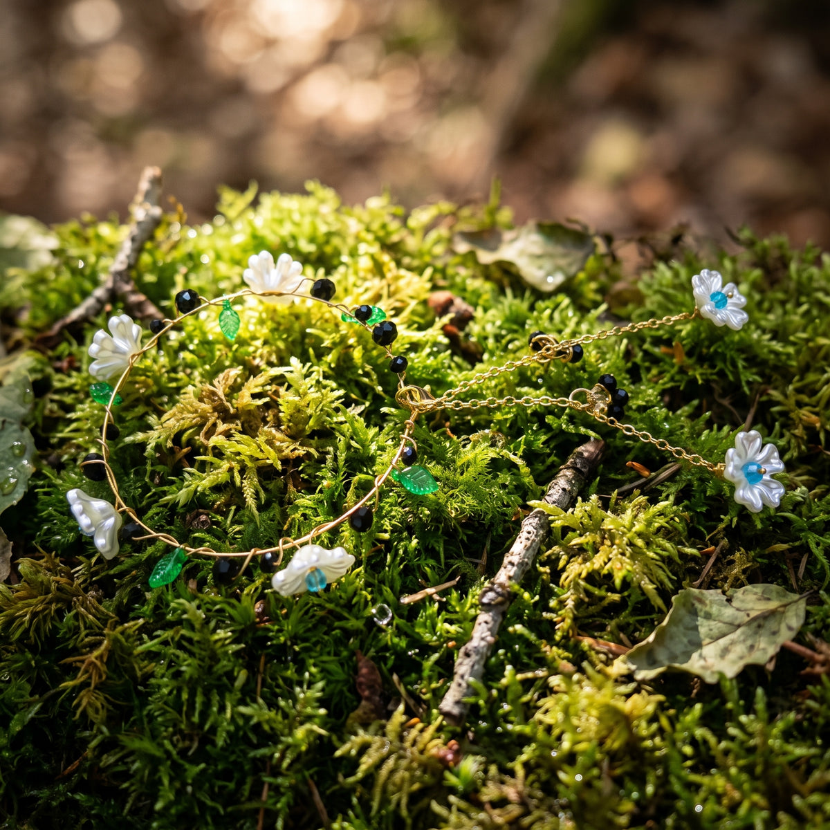 Enchanted Garden Beaded Bracelet