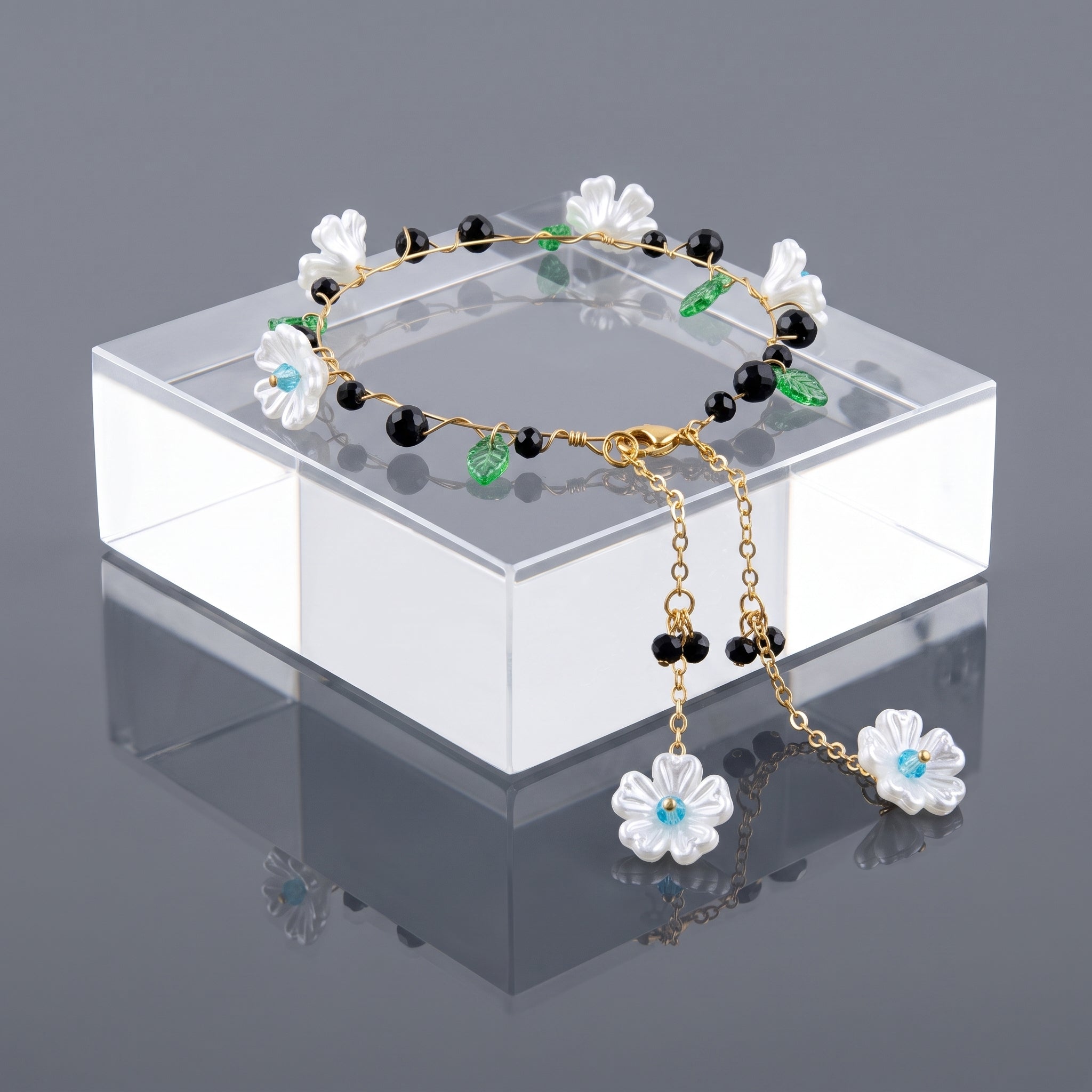 Enchanted Garden Beaded Bracelet