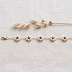 Minimalist Pearl Blossom Bracelet