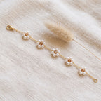 Minimalist Pearl Blossom Bracelet