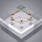 Minimalist Pearl Blossom Bracelet
