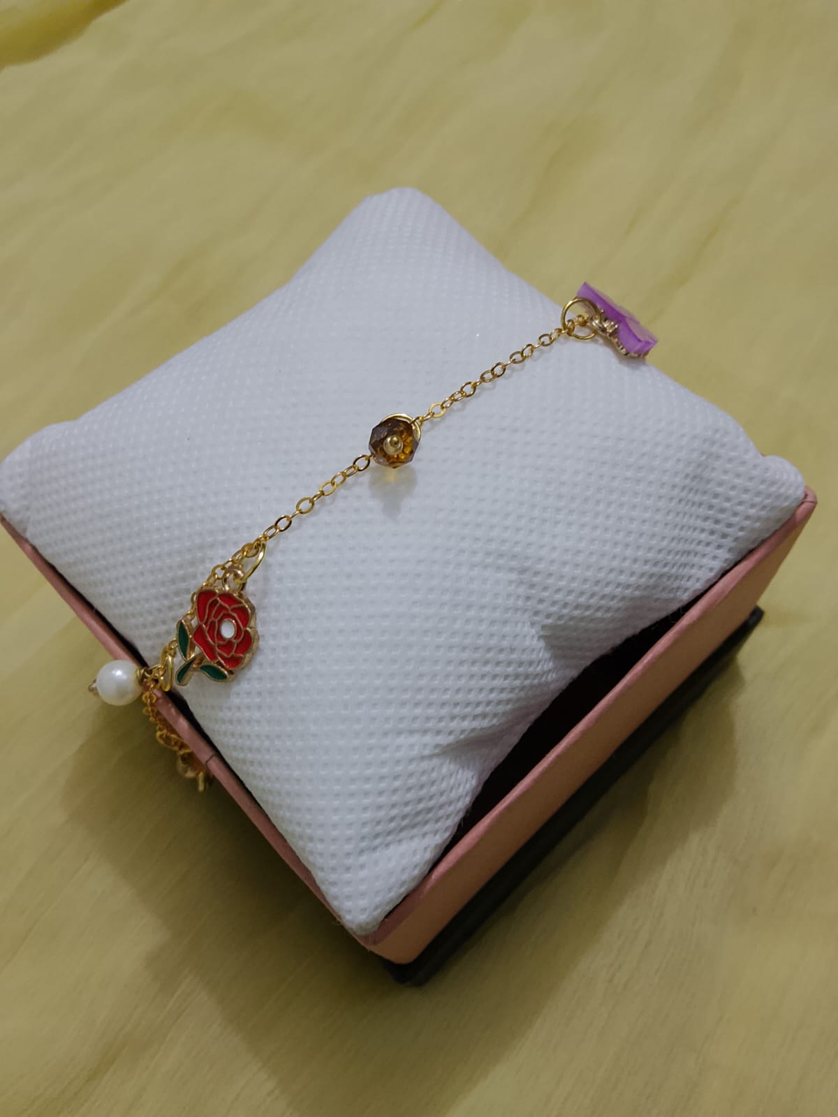 Enchanted Charms Gold Bracelet
